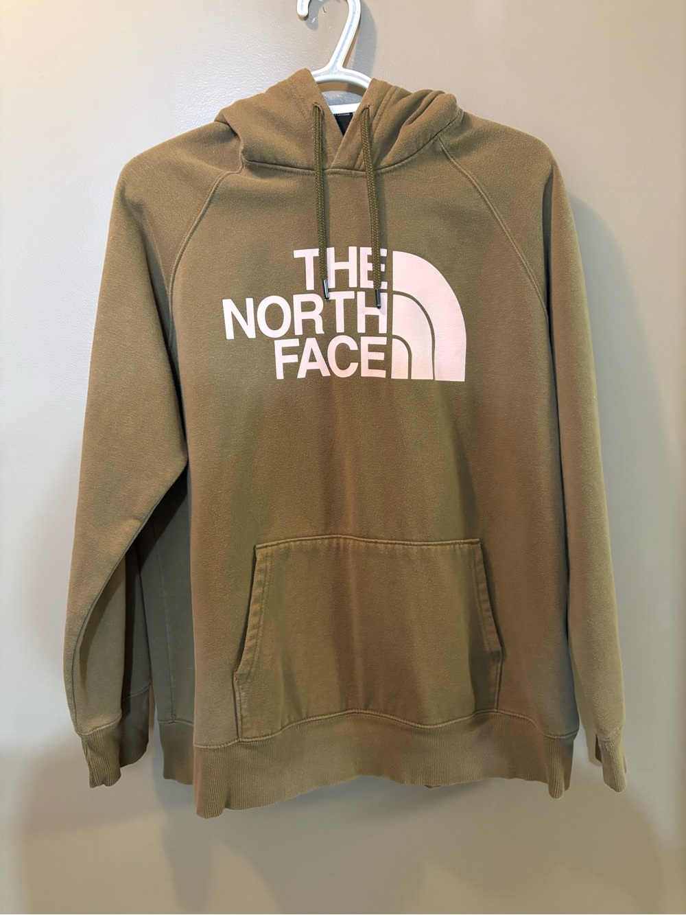 The North Face Olive Green Logo Hoodie